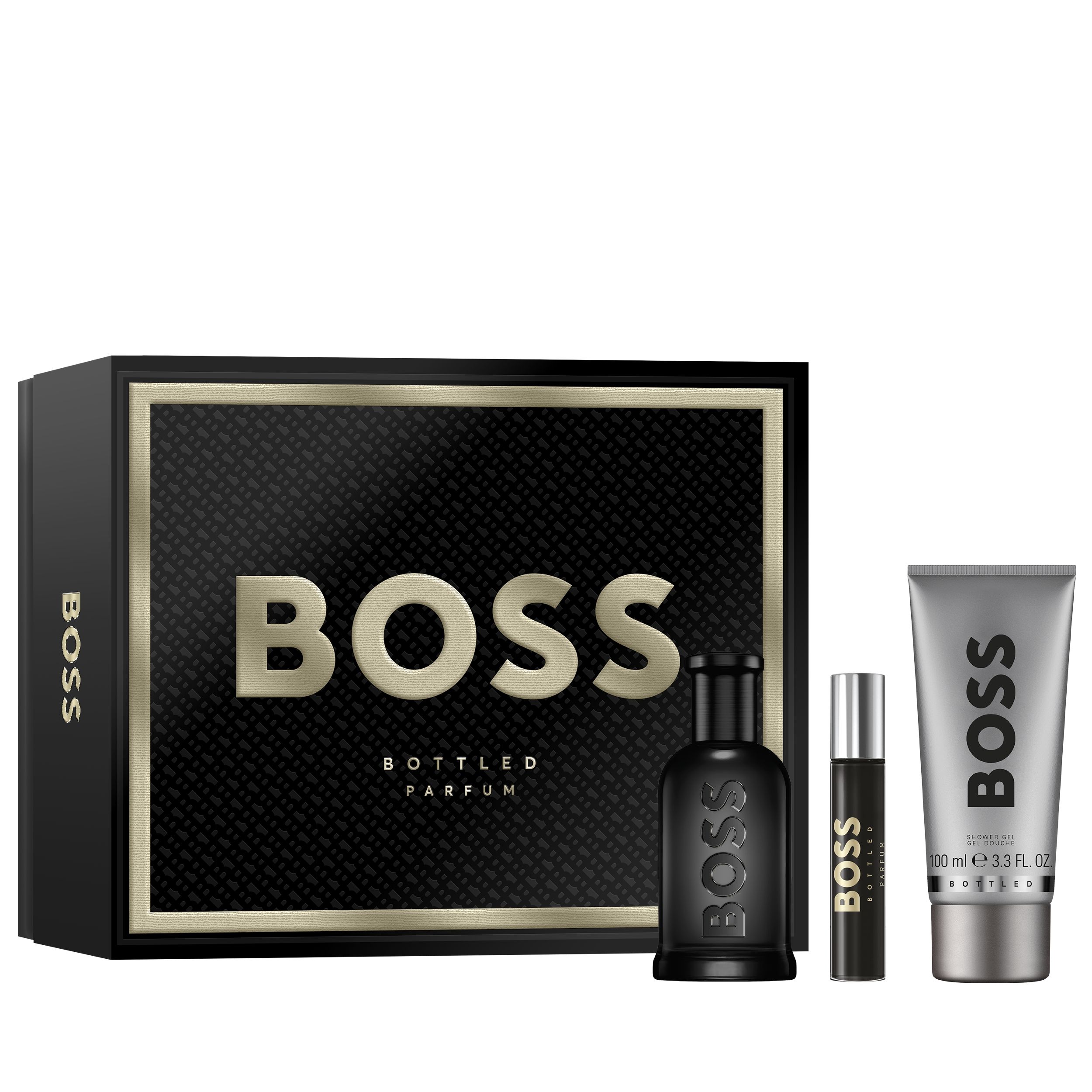 „Boss Bottled Parfum“ dovanų rinkinys Vyriškų kvepalų dovanų rinkiniai