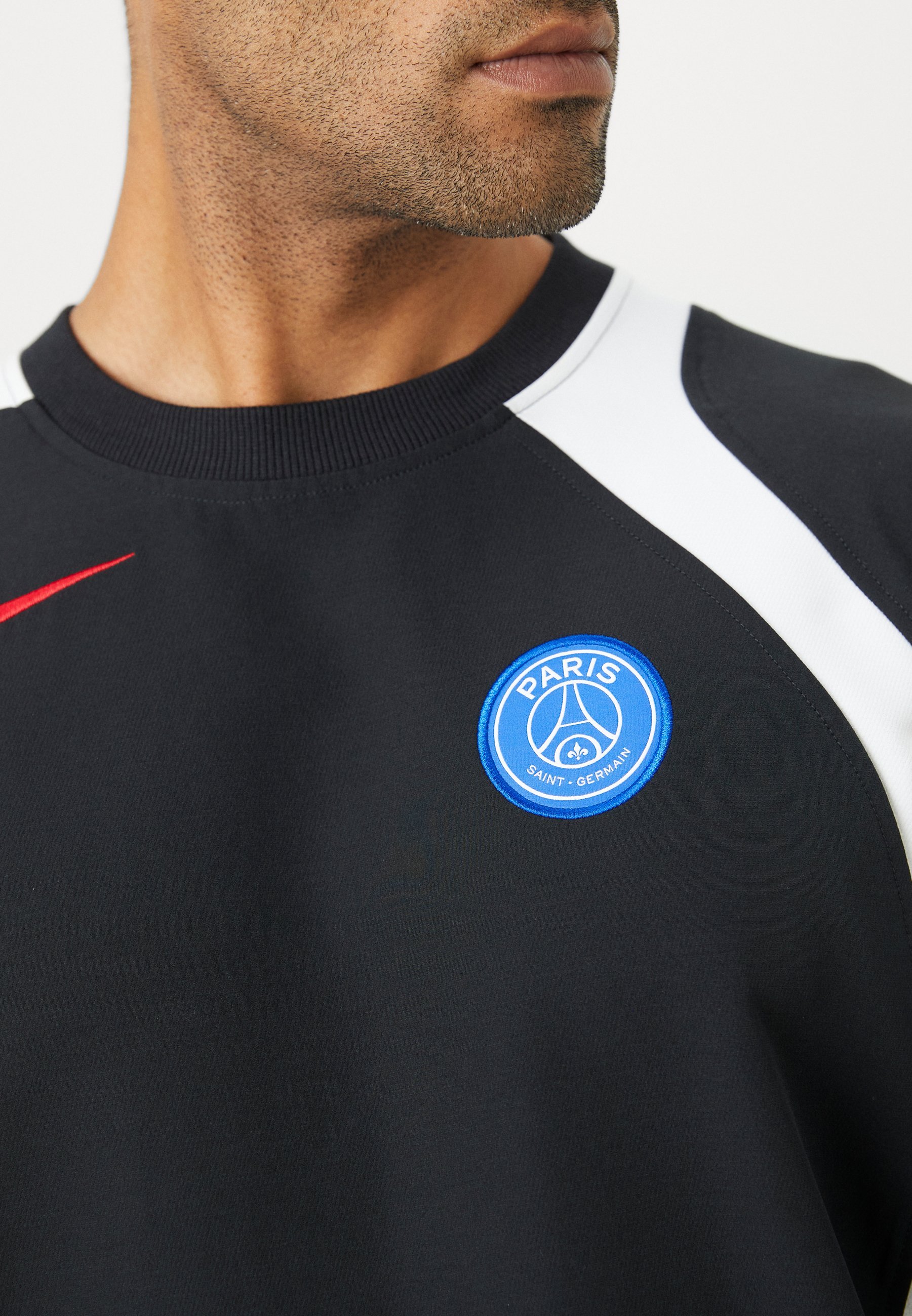 PARIS SAINT-GERMAIN T90 CREW - Klubové oblečení - black/white Nike Performance
