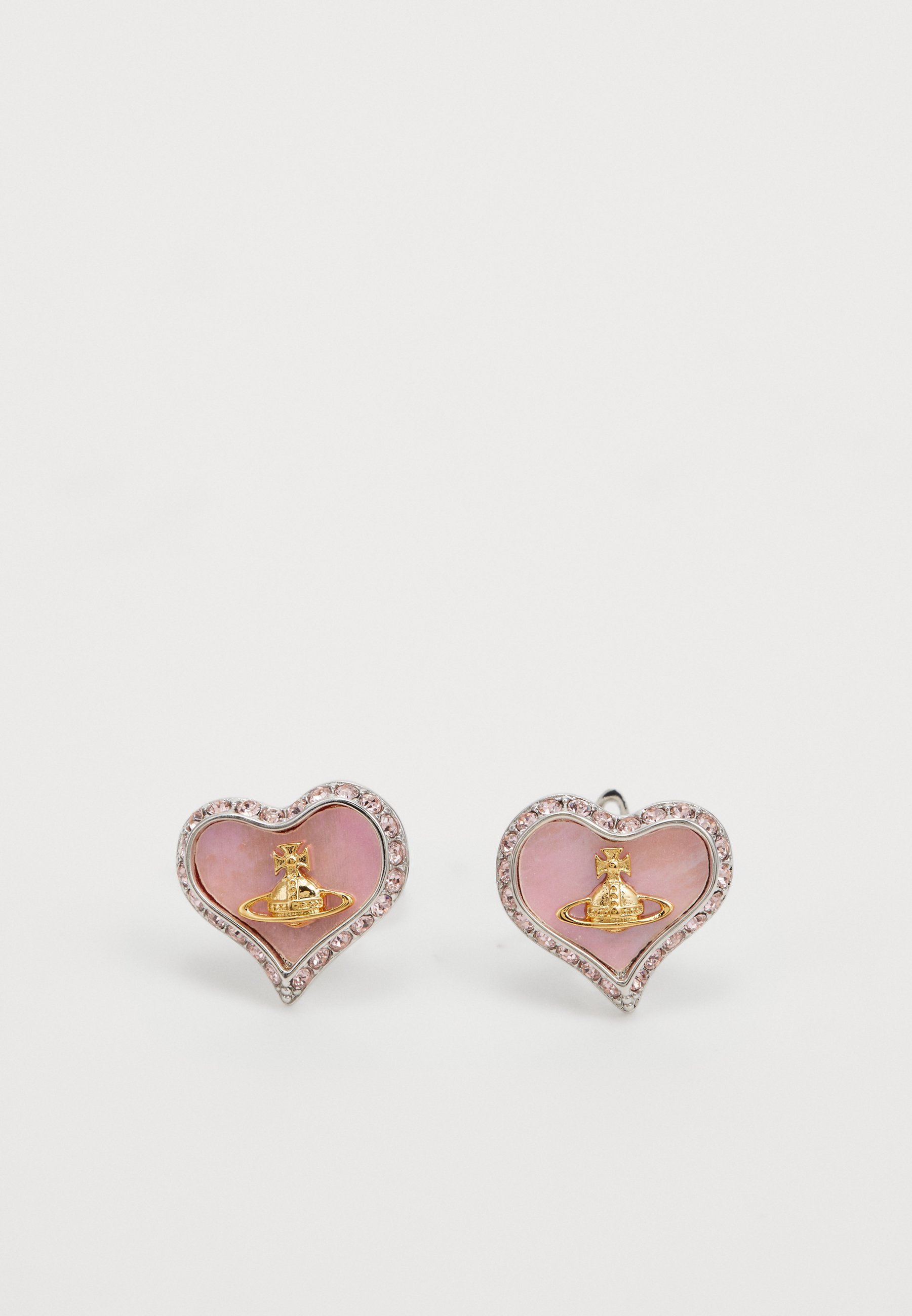 Vivienne Westwood PETRA OORBELLEN - Oorbellen - goudkleurig/koraal