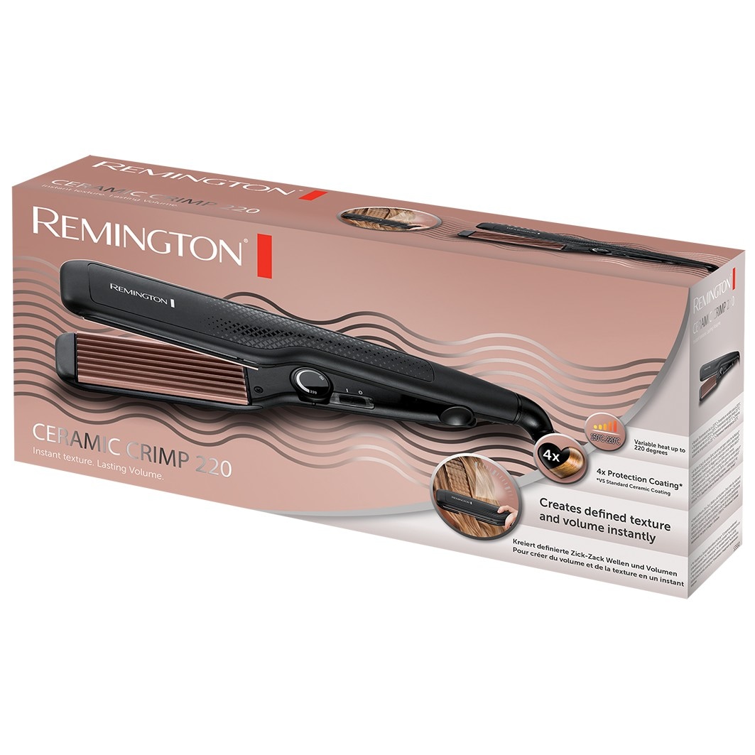 Remington Styling Tools S3580 - Ceramic Crimp - Ceramic Crimp 220 Waffle Hair Straightener S3580