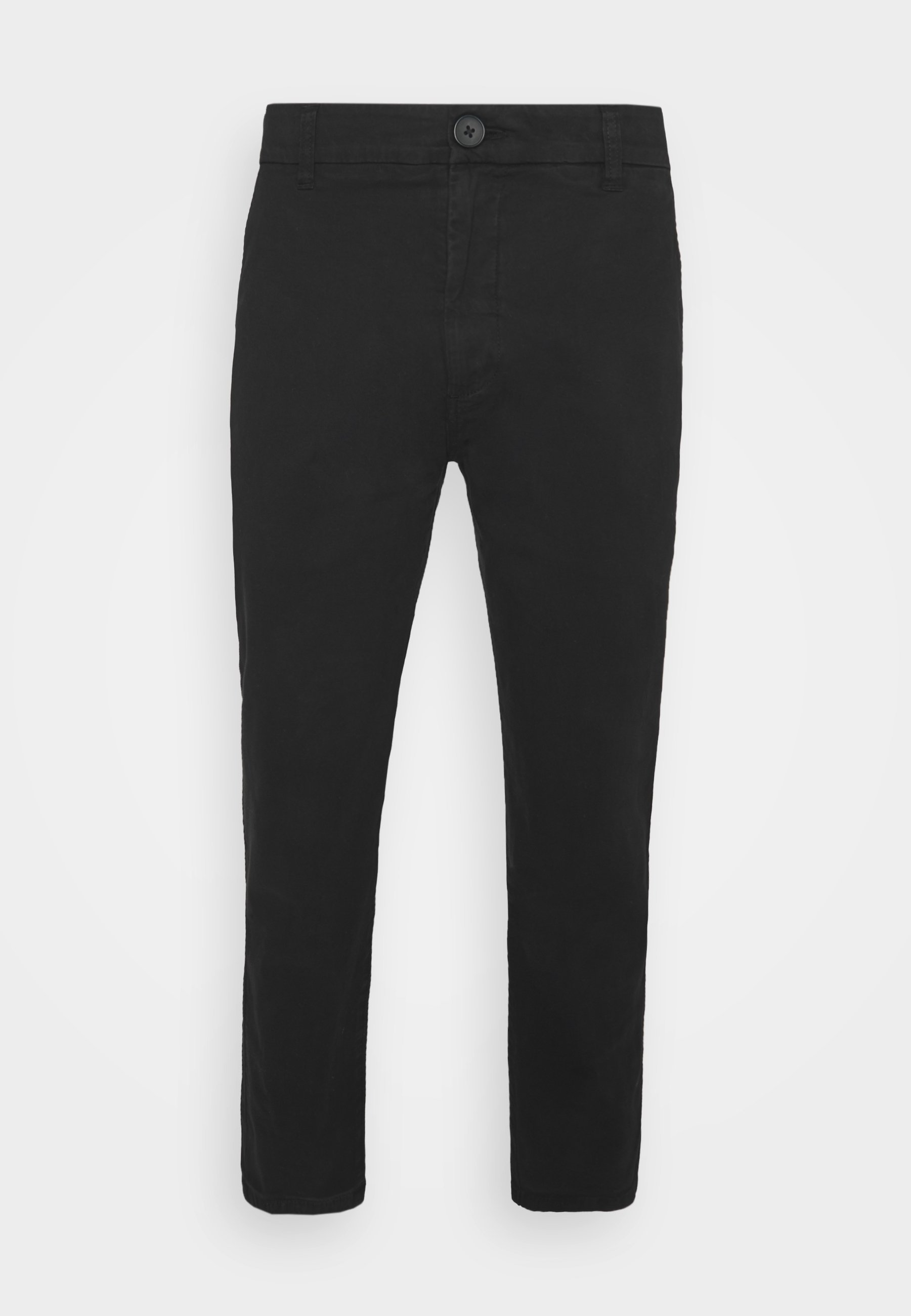 KnowledgeCotton Apparel Chino's - zwart
