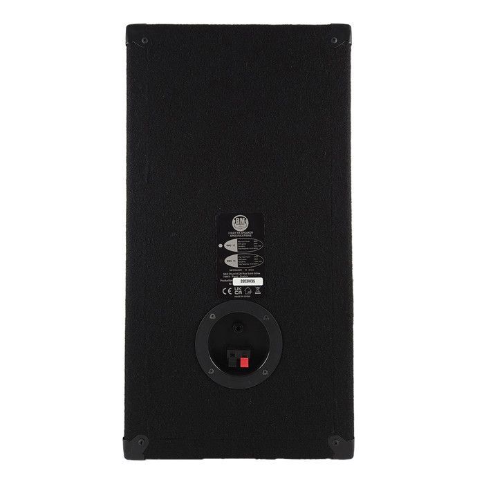 Coppia di altoparlanti bass reflex trapezoidali a 3 vie da 12