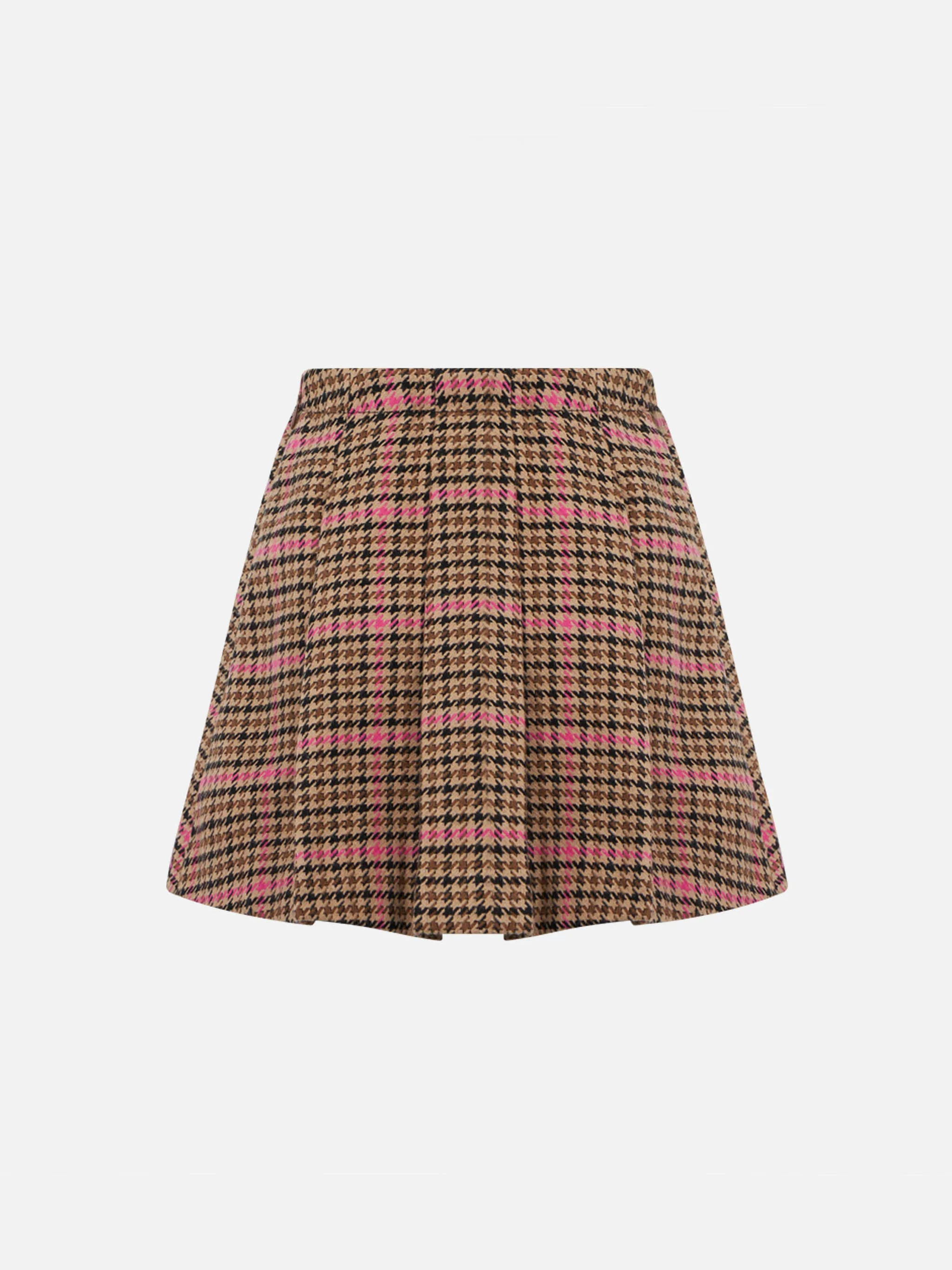 Flanellen babyrokje met kippenpootafdruk