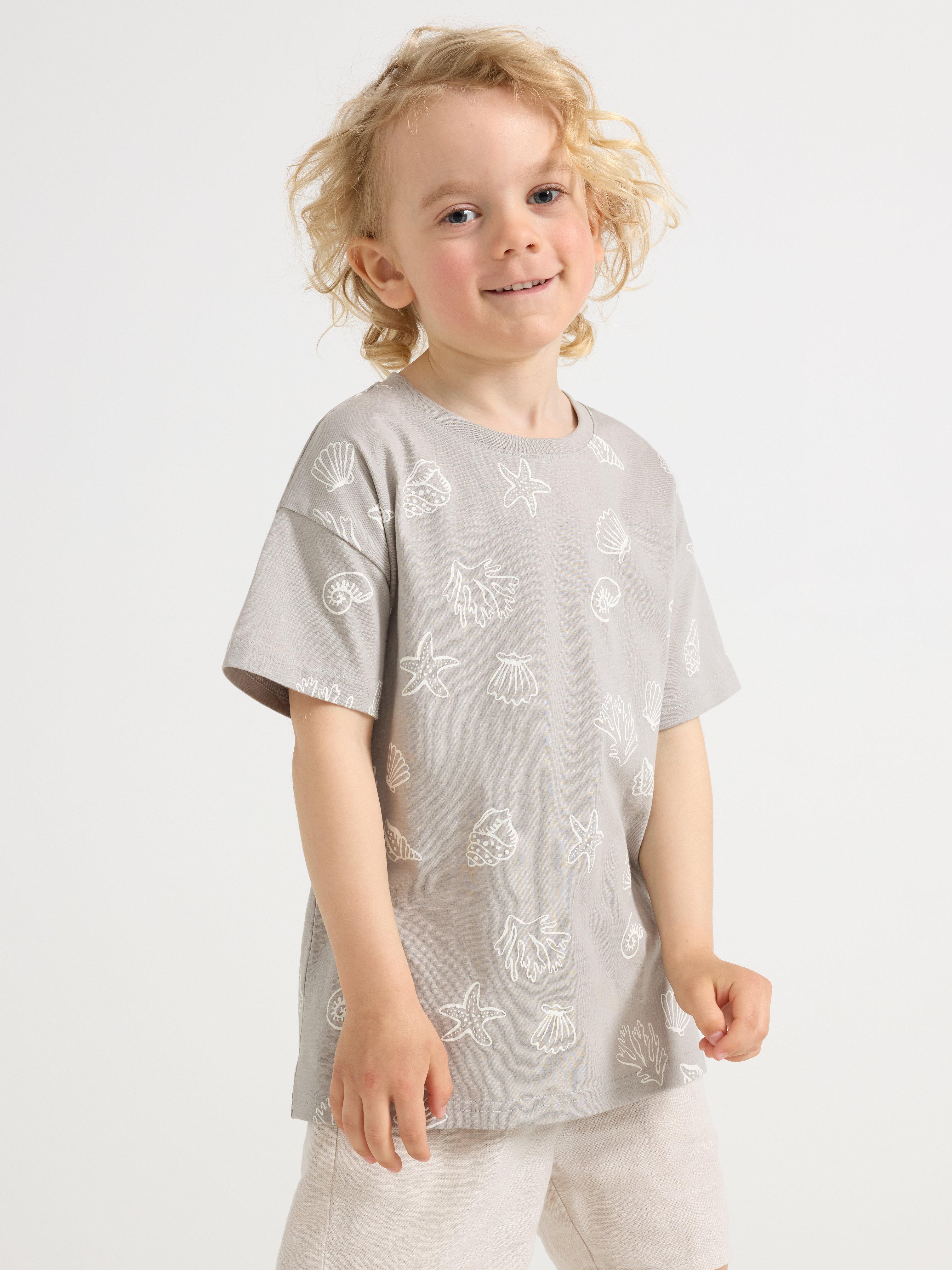 Tricou Gri Prăfuit Deschis