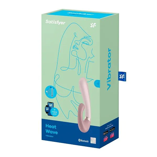 Satisfyer Heat Wave Connect App Mauve Masażer intymny