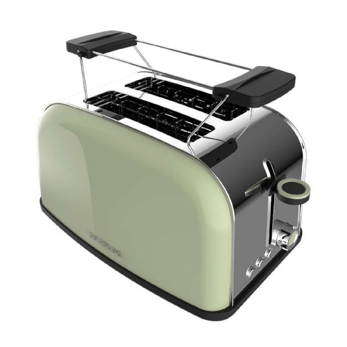 Tostapane verticale Cecotec Toastin Time 850, verde.
