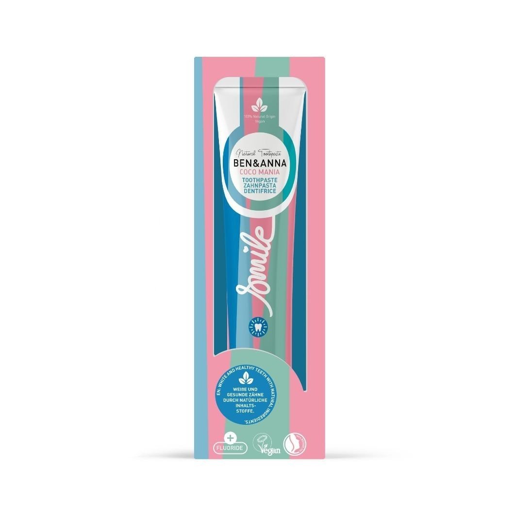 Ben & Anna Kinderzahnpasta Smile mit Fluorid Coco Mania - 75 ml