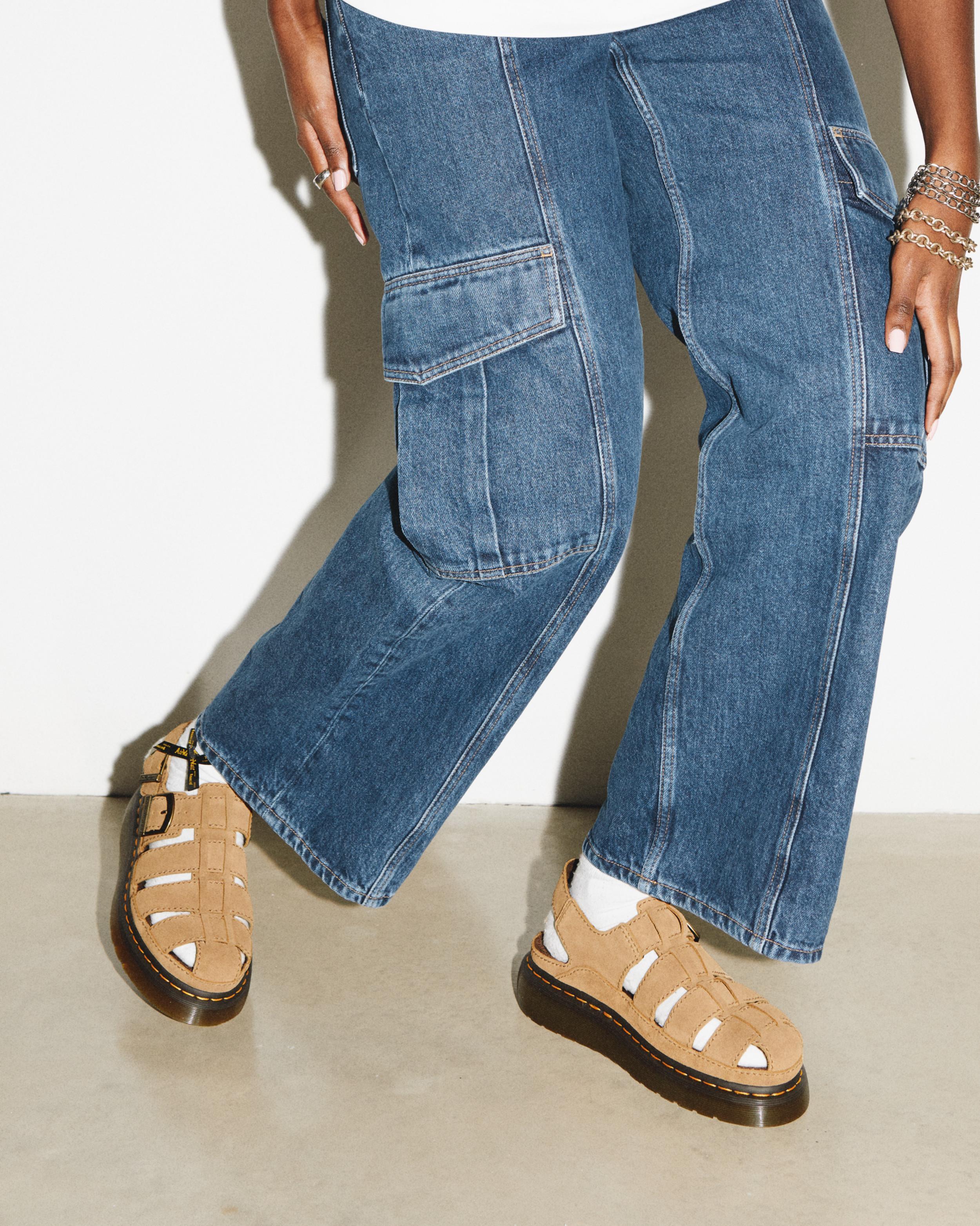 Wrenlie Bronx Wildleder Fisherman Sandalen