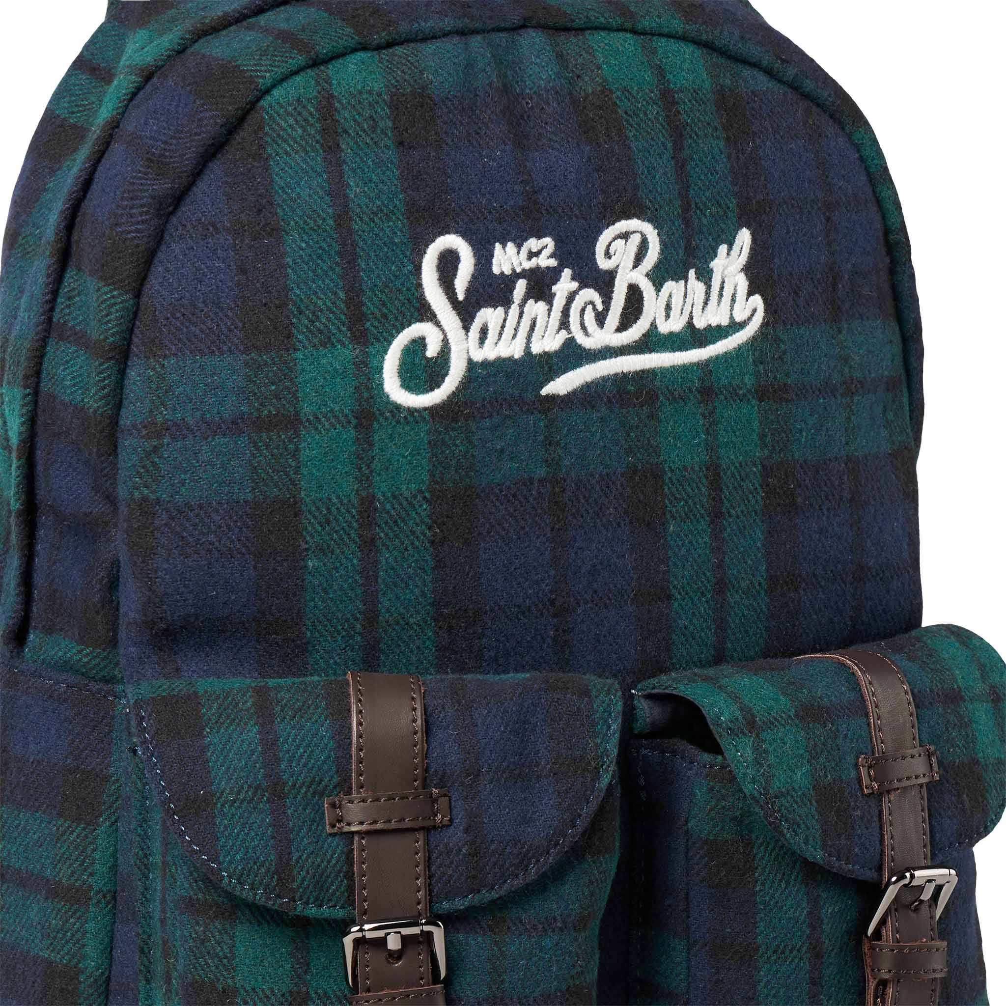 Rucksack mit Tartanmuster