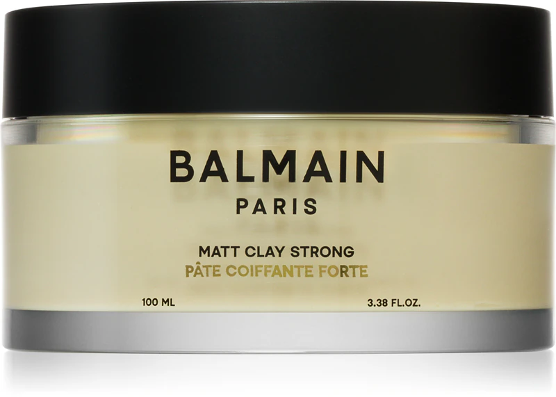 Balmain Hair Couture Matt Clay - Pomada modeladora forte para cabelos.
