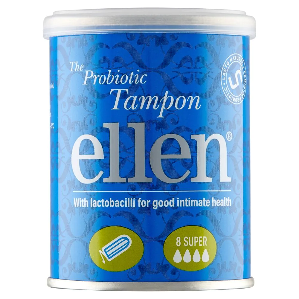 Ellen Tampony Probiotyczne Super 8 Sztuk