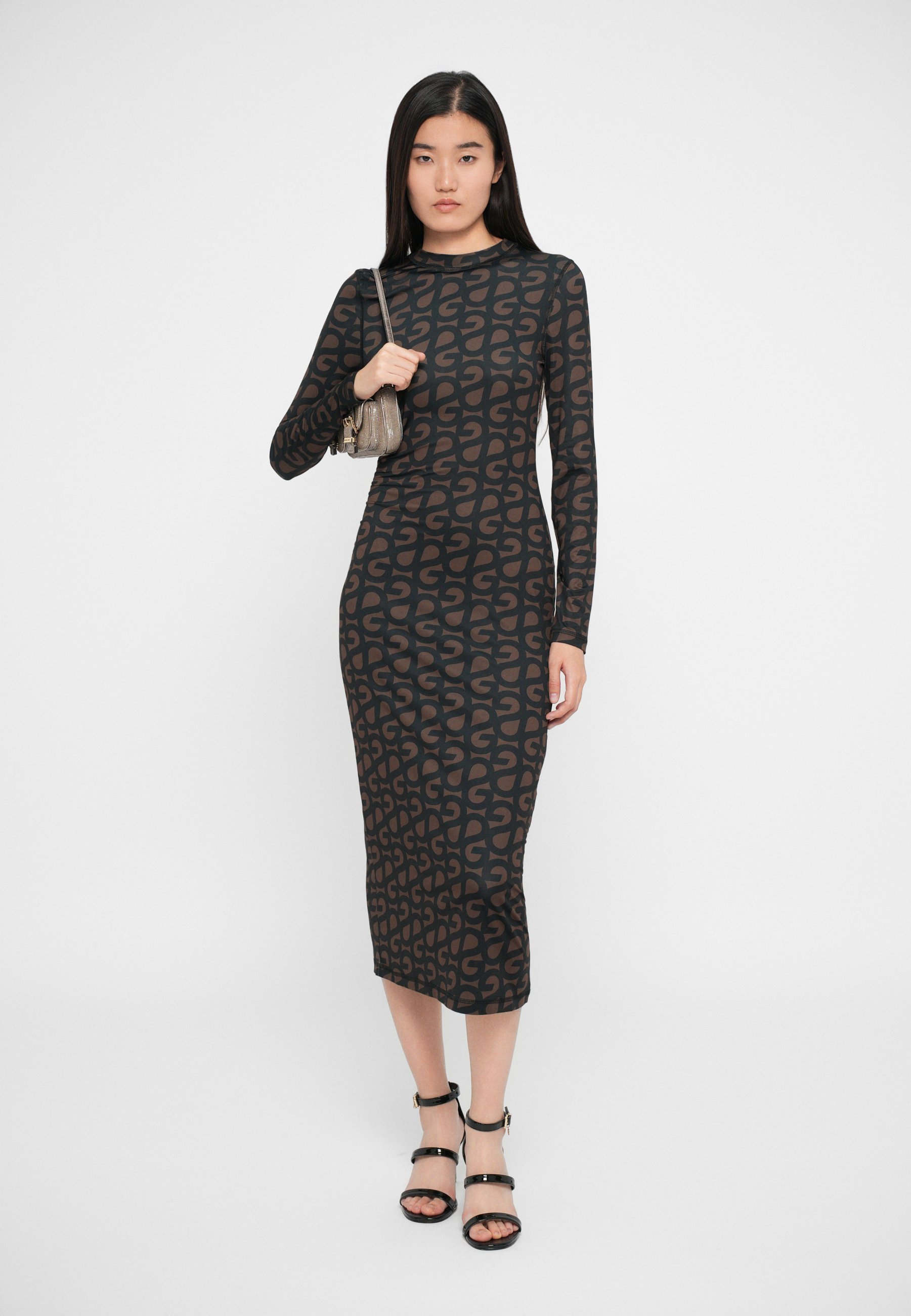 Robe midi à manches longues Stine Goya - Robe en jersey - Multicolore