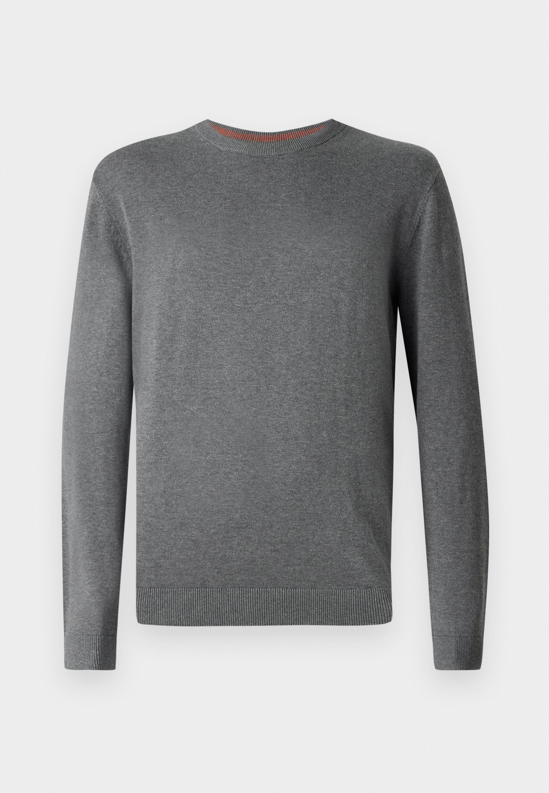 TOM TAILOR BASIC CREWNECK - Trui - klassiek donkergrijs gemêleerd