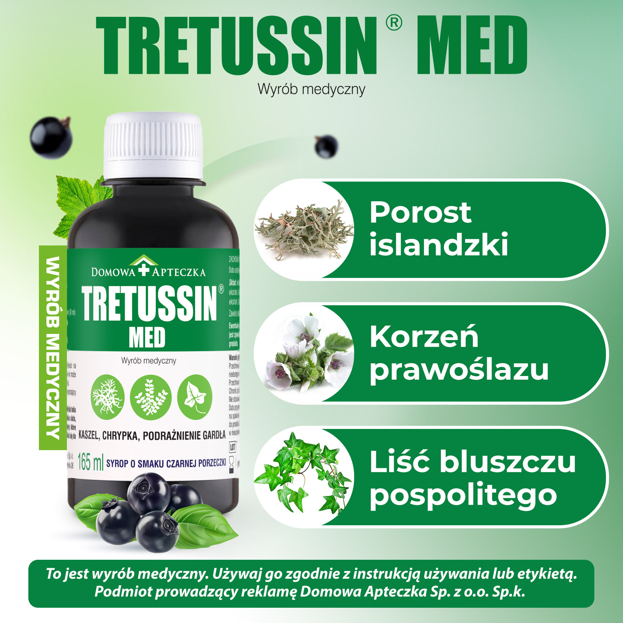Tretussin med Home First Aid Kit