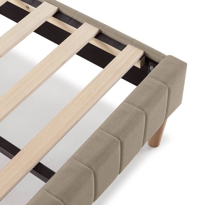 Sommier tapissier tapissier Eris 140x190 cm Beige