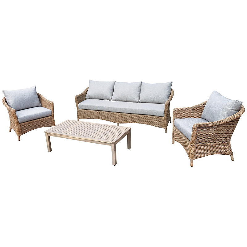 3-Sitzer-Sofagarnitur für Zuhause, Eden