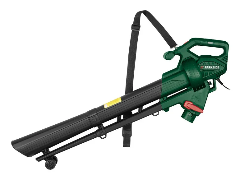 Soprador/Aspirador de Folhas Elétrico 3 em 1 PARKSIDE® PLS 2600 B2, 2600 W, 3 em 1