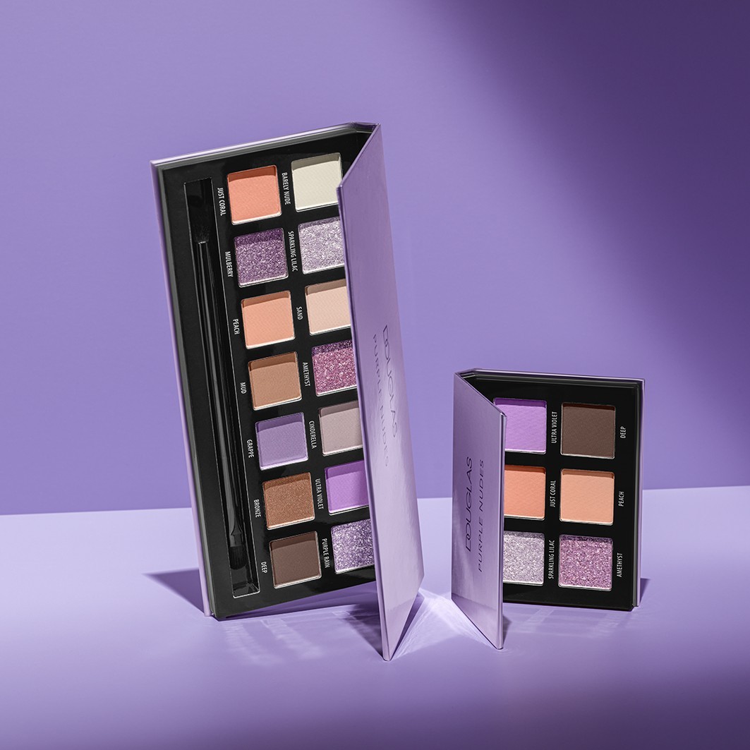 Douglas Collection Paleta sjenila za oči „Lilac Nude“ – 17,6 g