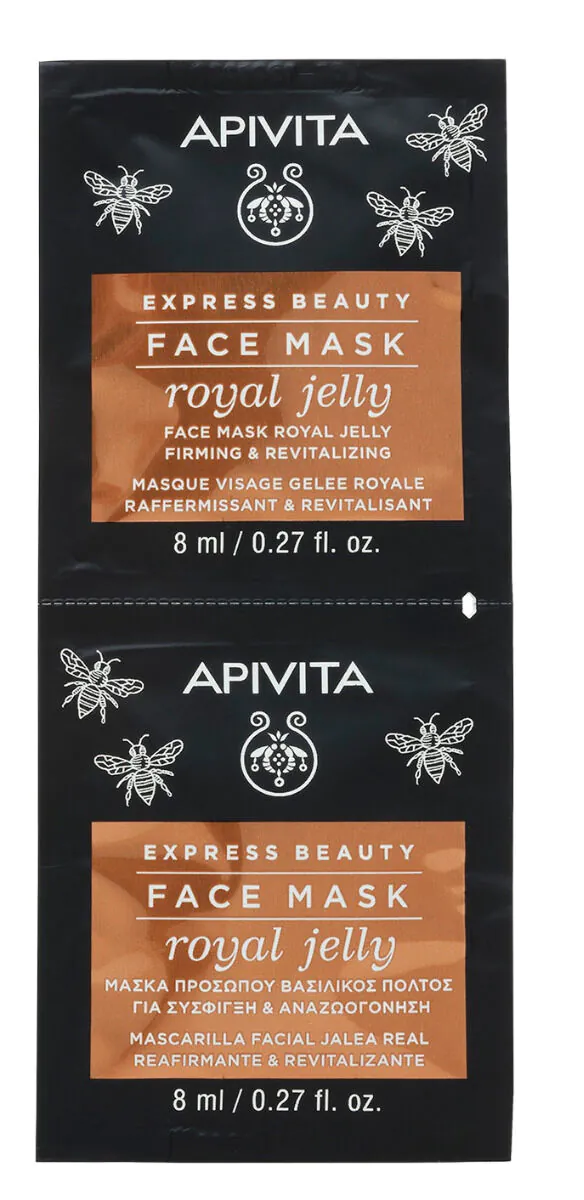 Apivita Express Beauty Ujędrniająco-Rewitalizująca Maseczka do twarzy Mleczko Pszczele