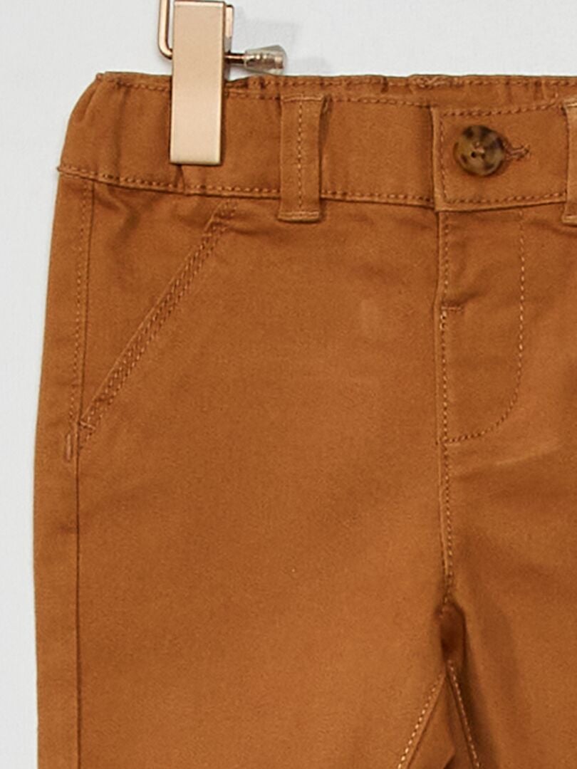 Effen chino's - BEIGE