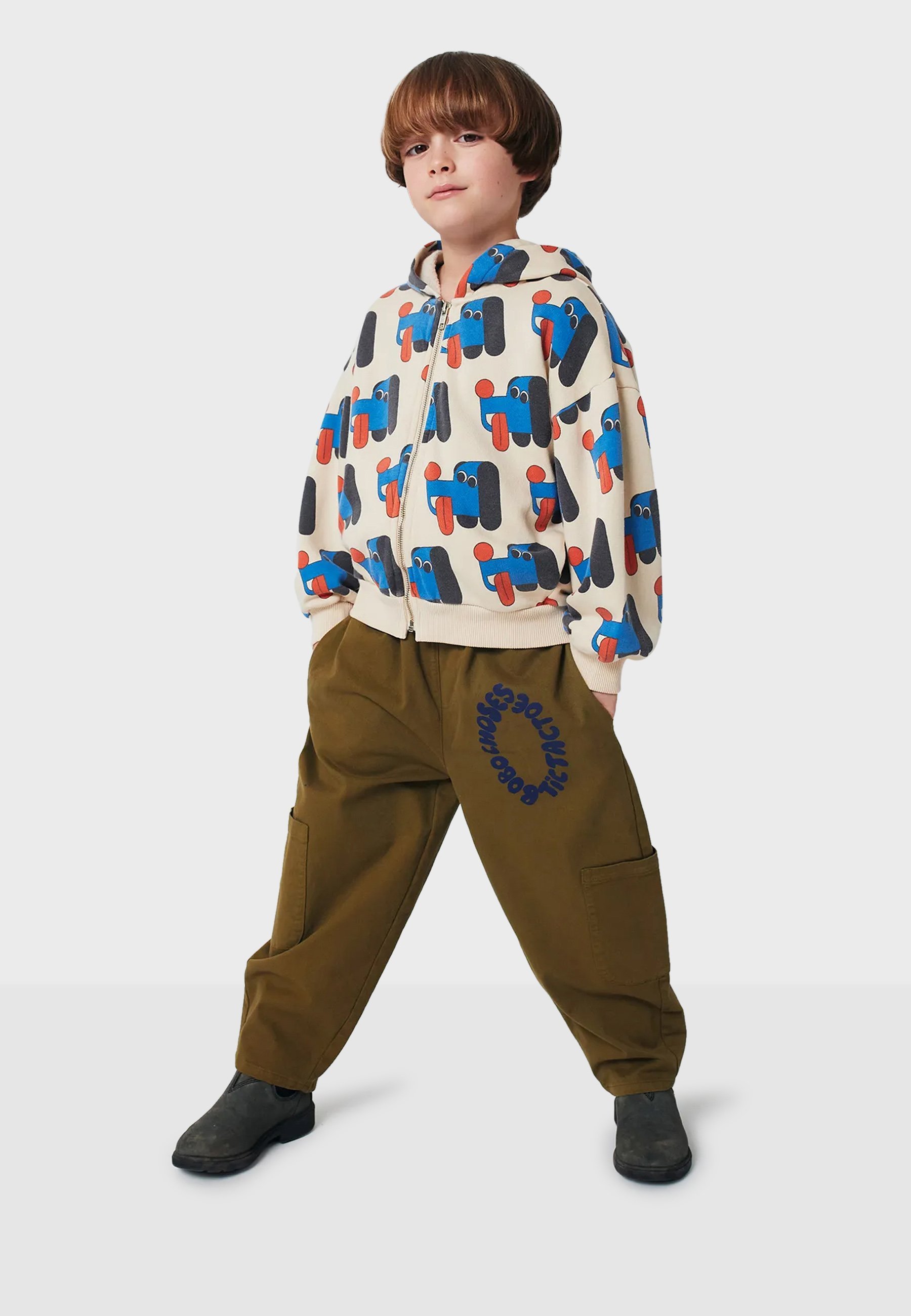 Bluza rozpinana Bobo Choses - beżowa