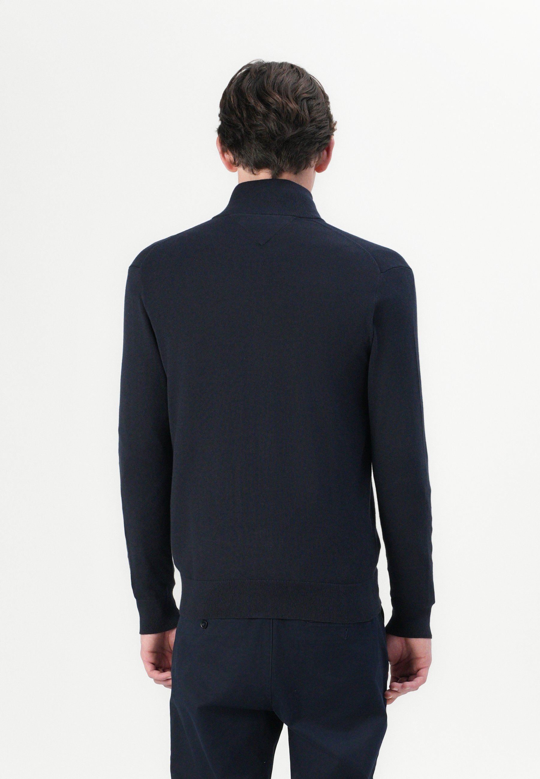 Tommy Hilfiger ESSENTIAL ZIP THRU - Cardigan - desert sky