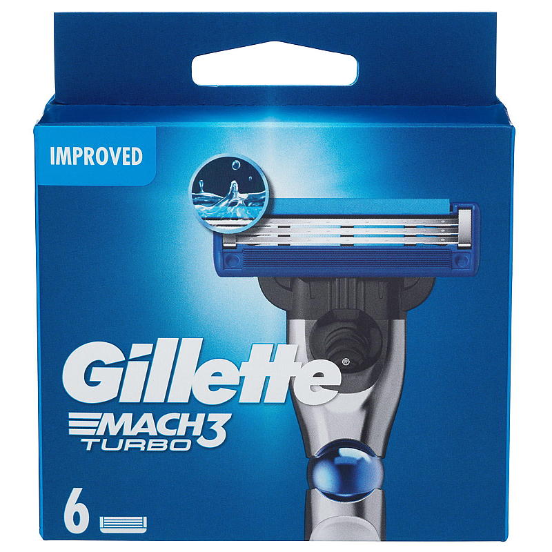 Gillette Gillette -terät 6 kpl Mach3 Turbo