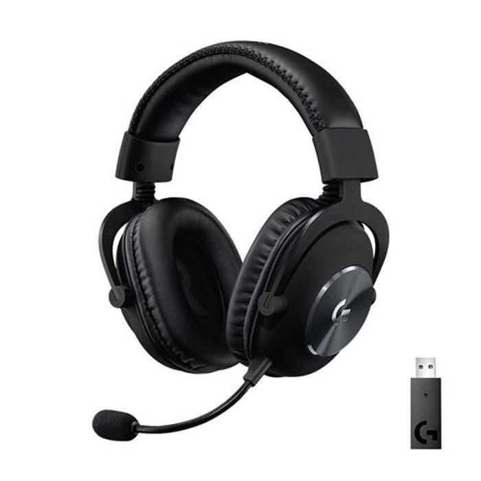 Gaming Headset - Wireless - Logitech G Pro X - Bluetooth - PC - Black