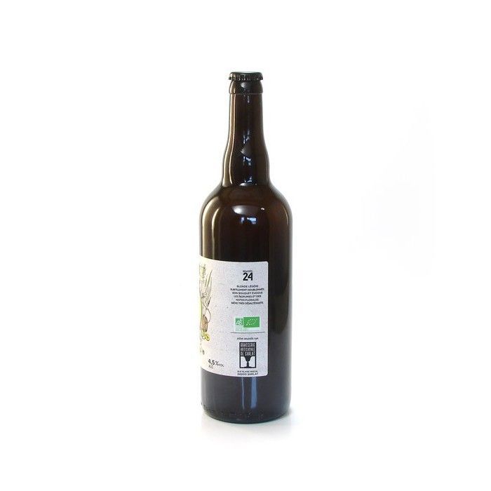 Bio-Blondbier, 24 Stunden lang gebraut, Sarlat Craft Brewery, 75 cl