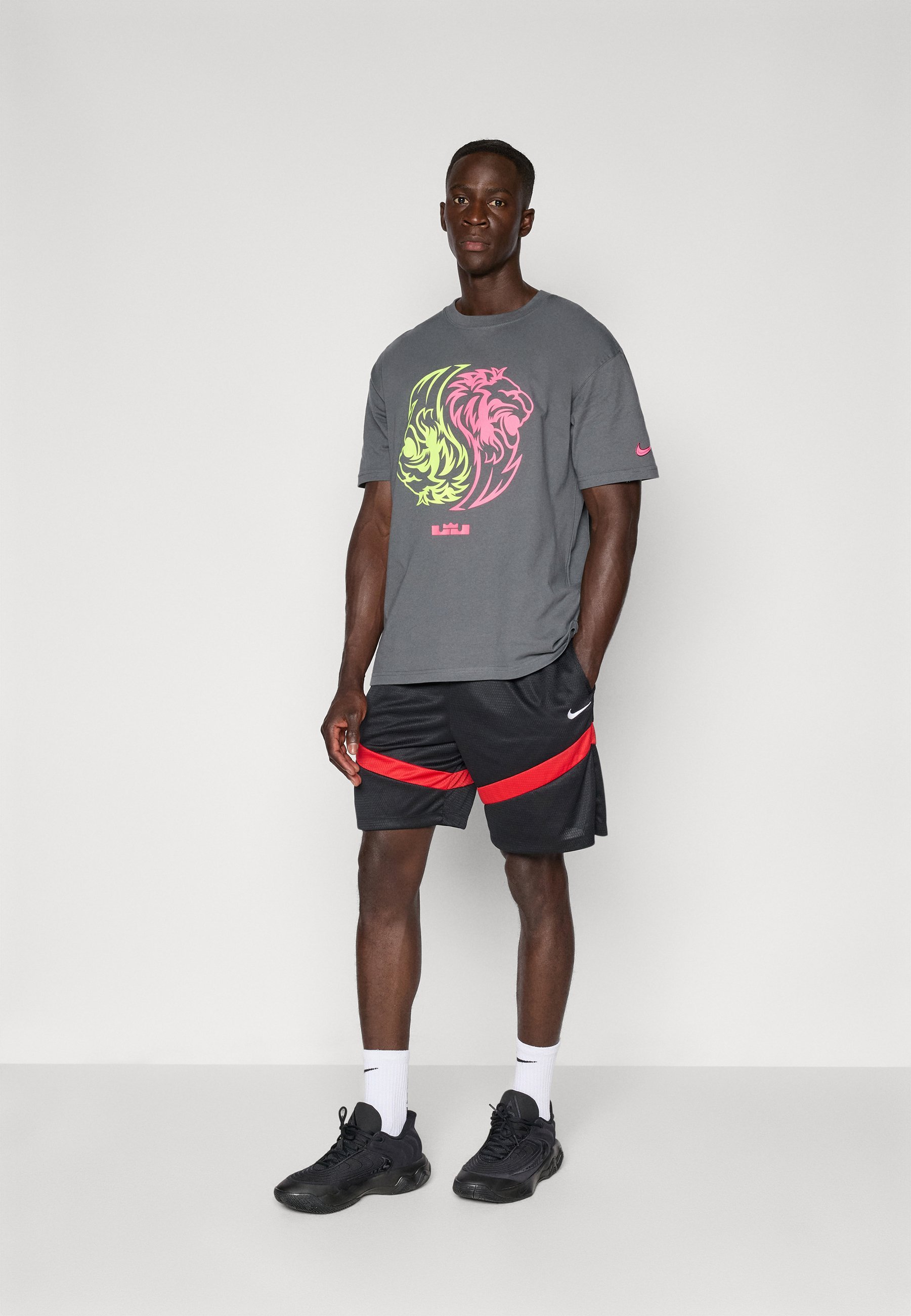 Nike Performance LEBRON JAMES LBJ T-shirt - T-shirt met print - ijzergrijs