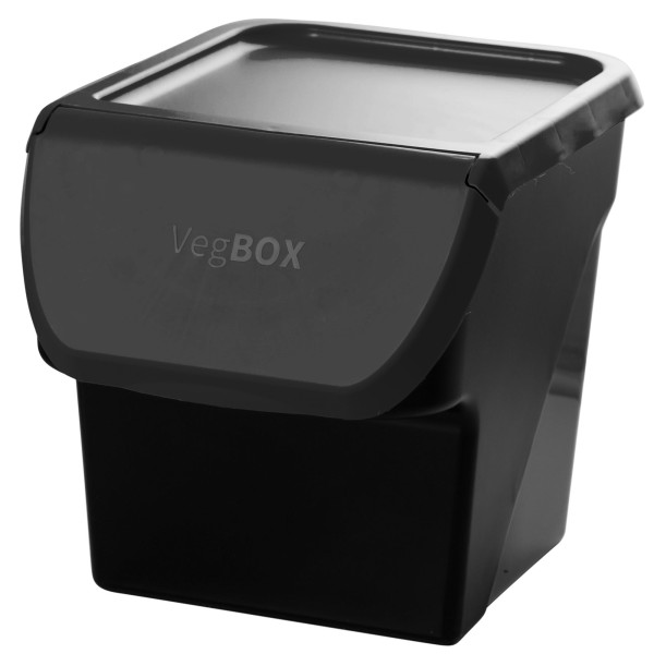 Pojemnik Do Segregacji Odpadów Kuchenny Na Warzywa Owoce Vegbox Eco Czarny