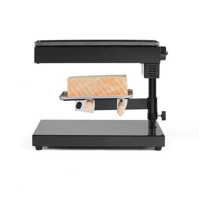 Raclette tradicional - LIVOO - DOC159 - 600W - Para 6 a 8 personas - Soporte para queso extraíble - 2 espátulas