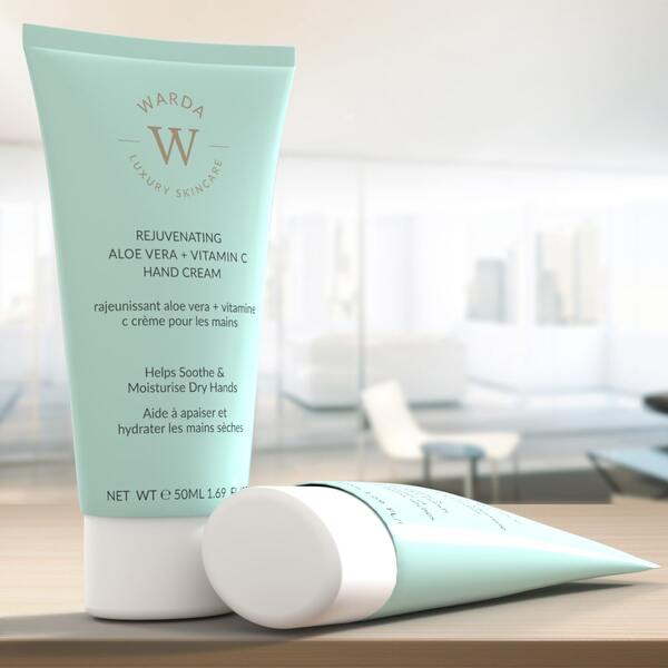 WARDA Verjüngende Aloe Vera + Vitamin C Handcreme 50 ml