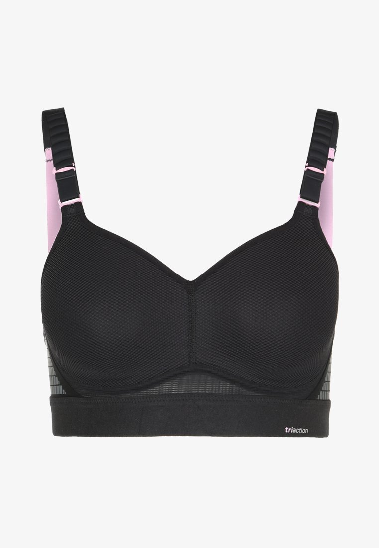 Triaction by Triumph HYBRID LITE - Sportovní podprsenka s vysokou oporou - černá