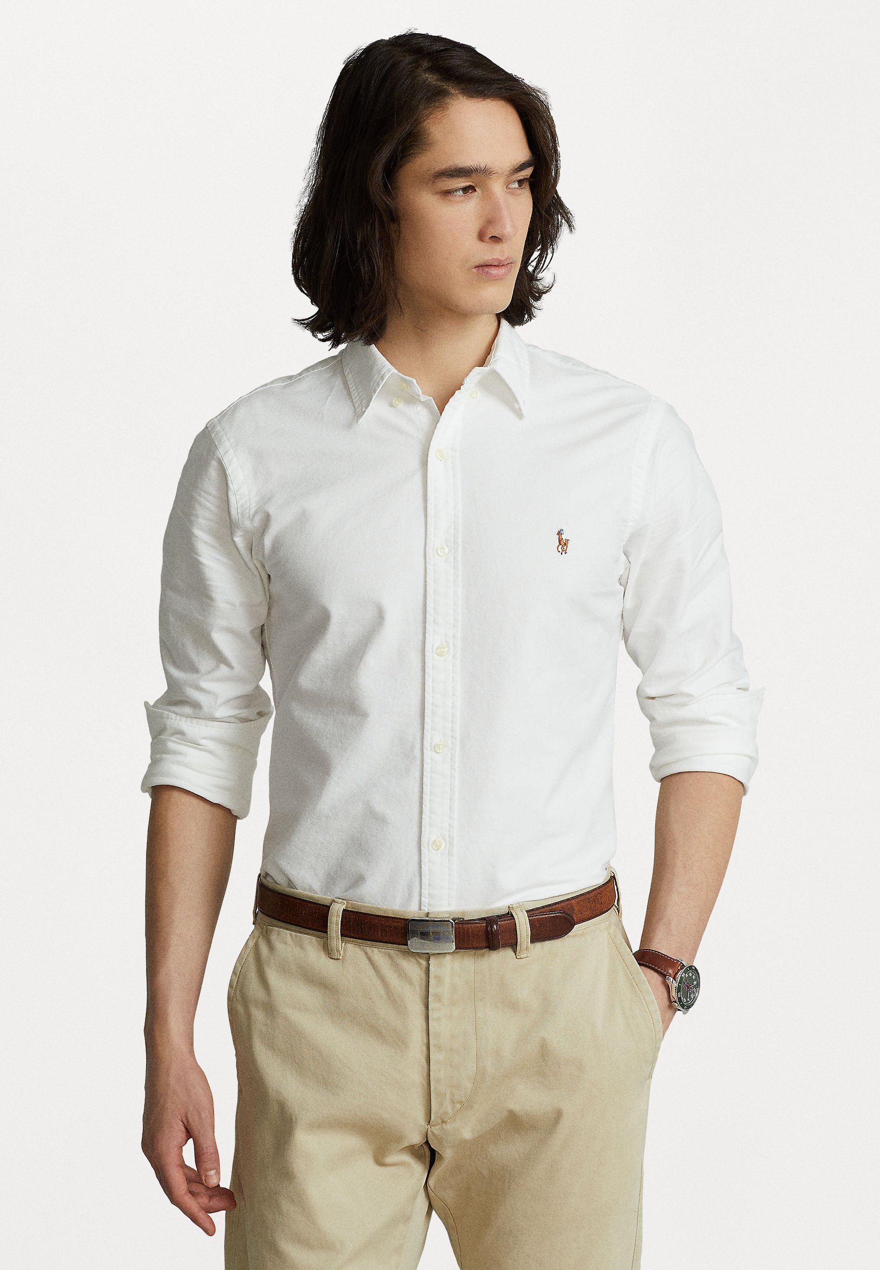 Camicia Oxford slim fit Polo Ralph Lauren - bianca