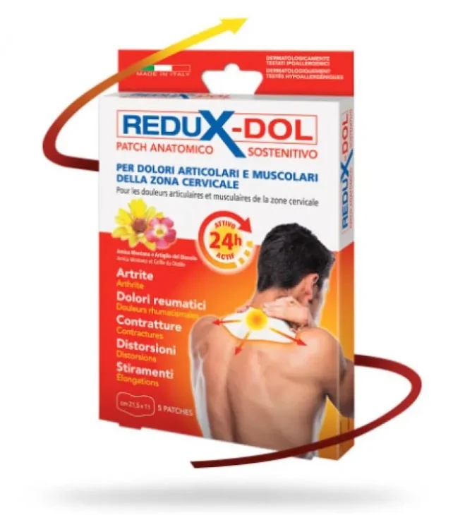 Redux-Dol Nackenschmerzpflaster, 5 Stück