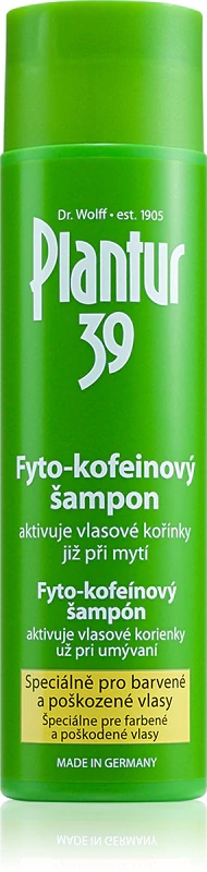 Плантур 39 кофеински шампон за фарбану и оштећену косу