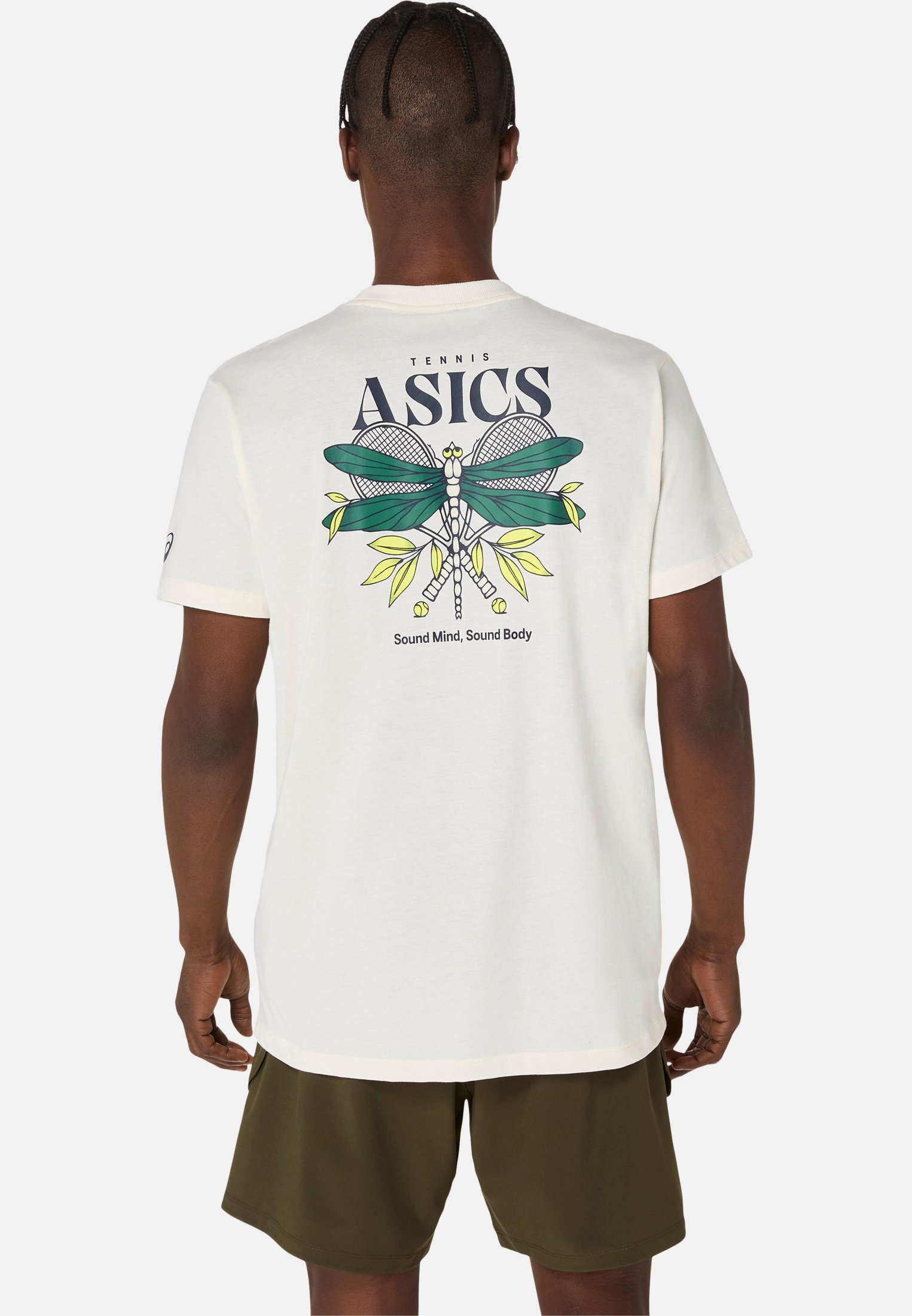 T-shirt imprimé ASICS GAME SEASONAL GRAPHIC - crème