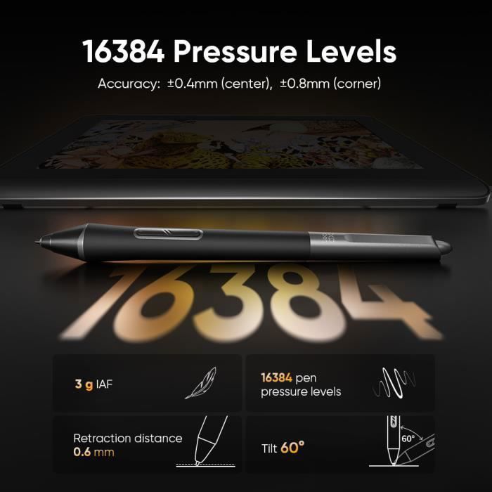 Tavoletta grafica - XP-PEN - Artist Pro 16 (Gen 2) - Schermo da 16 pollici - Stilo X3 Pro - 16.000 livelli