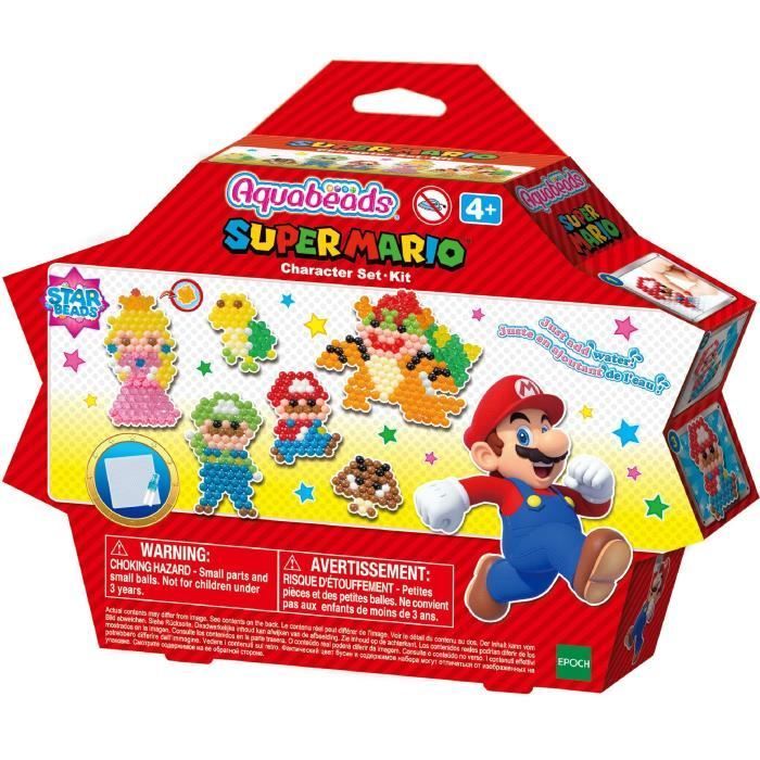 El kit de Super Mario - AQUABEADS - Cuentas que se adhieren al agua