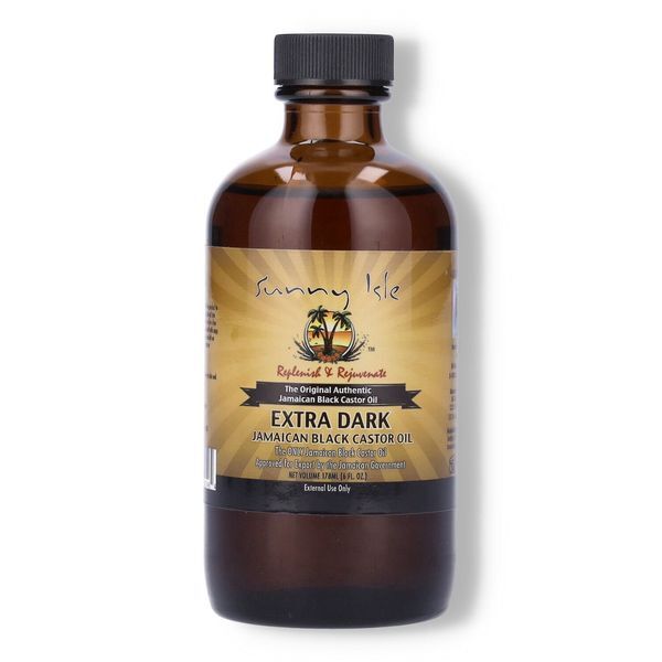 Olio di ricino nero giamaicano extra scuro Sunny Isle - 170 ml