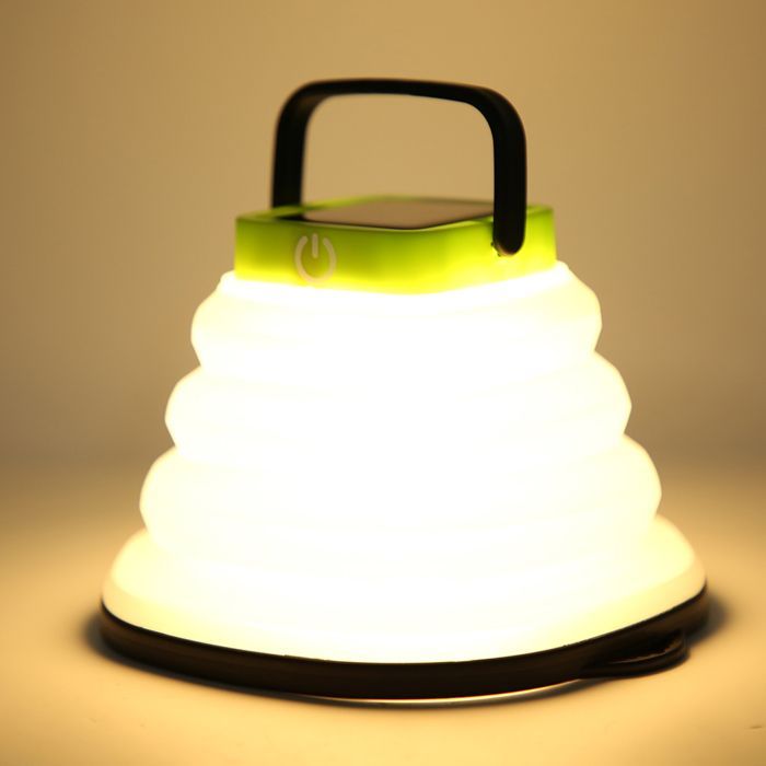 Vvikizy Campinglamp, LED-nachtlampje voor binnen en buiten, flexibel, IP65, geschikt voor kantoorgebruik, zwarte rand