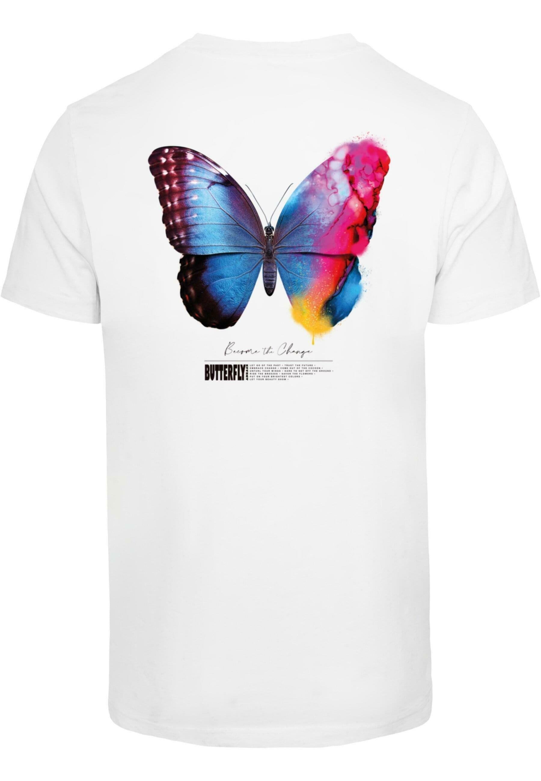 T-shirt imprimé Mister Tee « DEVENEZ LE CHANGEMENT » - Blanc