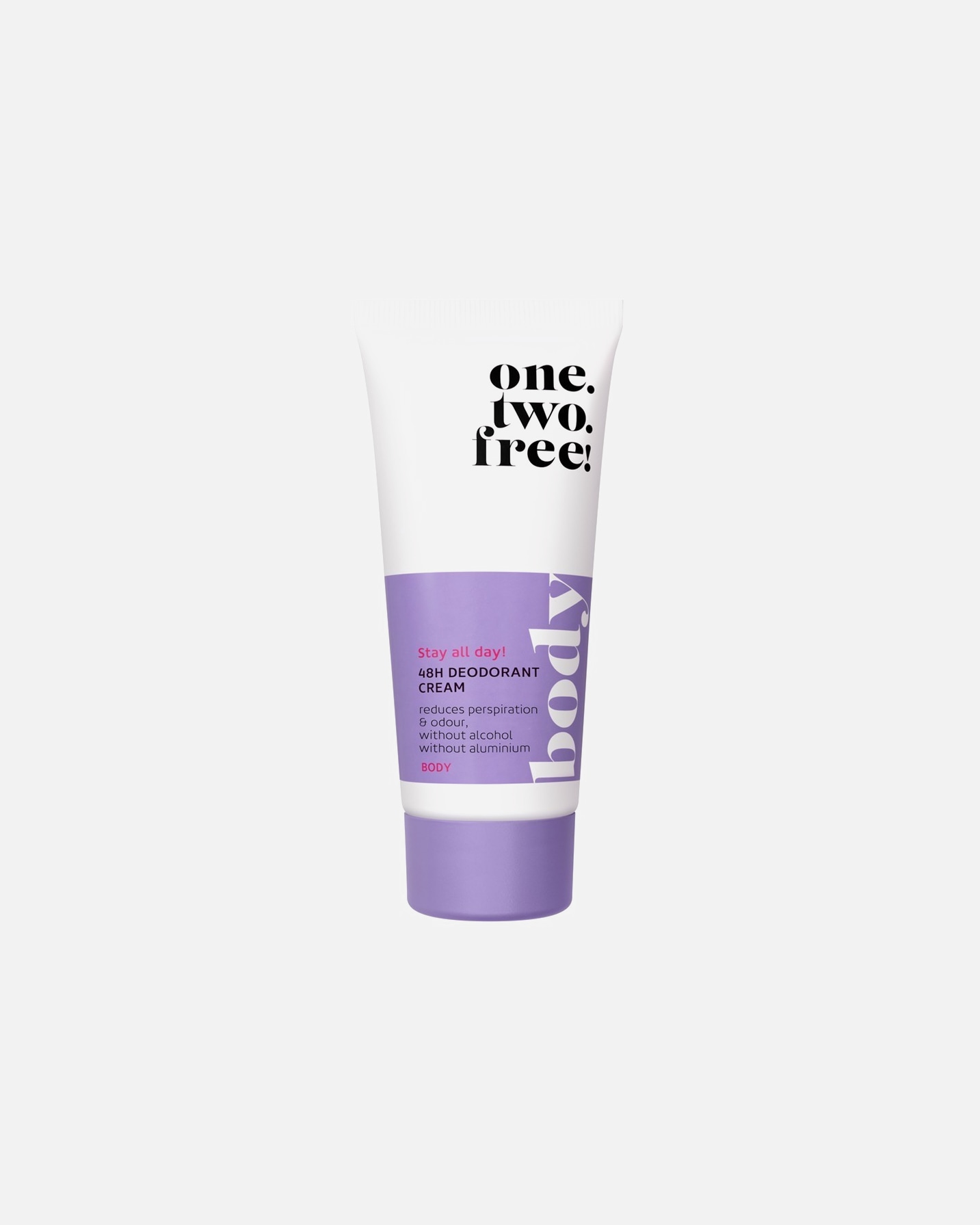 one.two.free! Deodorant 48H Deodorantcrème - 60 ml