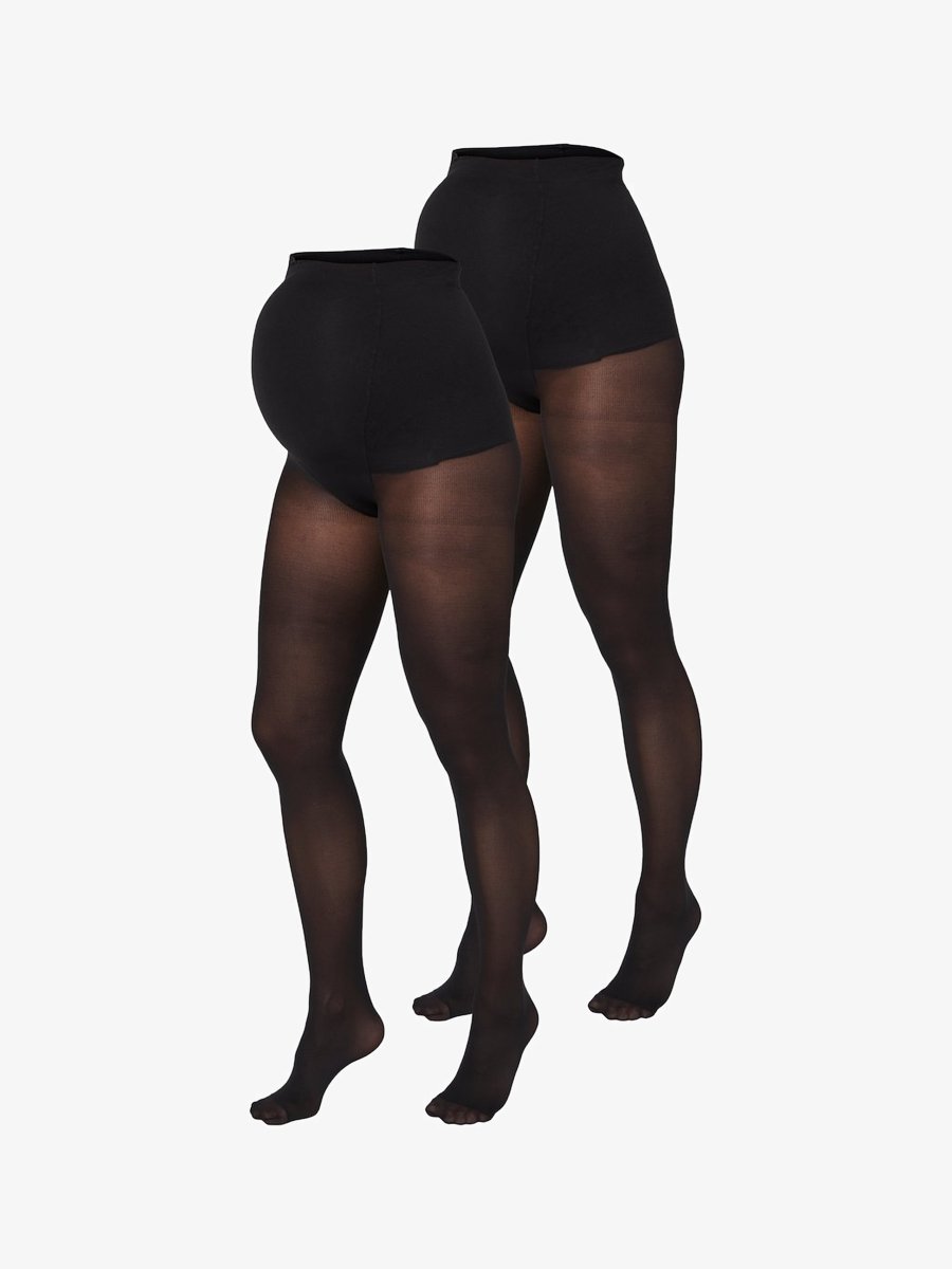 MAMALICIOUS MLSABINE CONFEZIONE DA 2 - Collant - neri