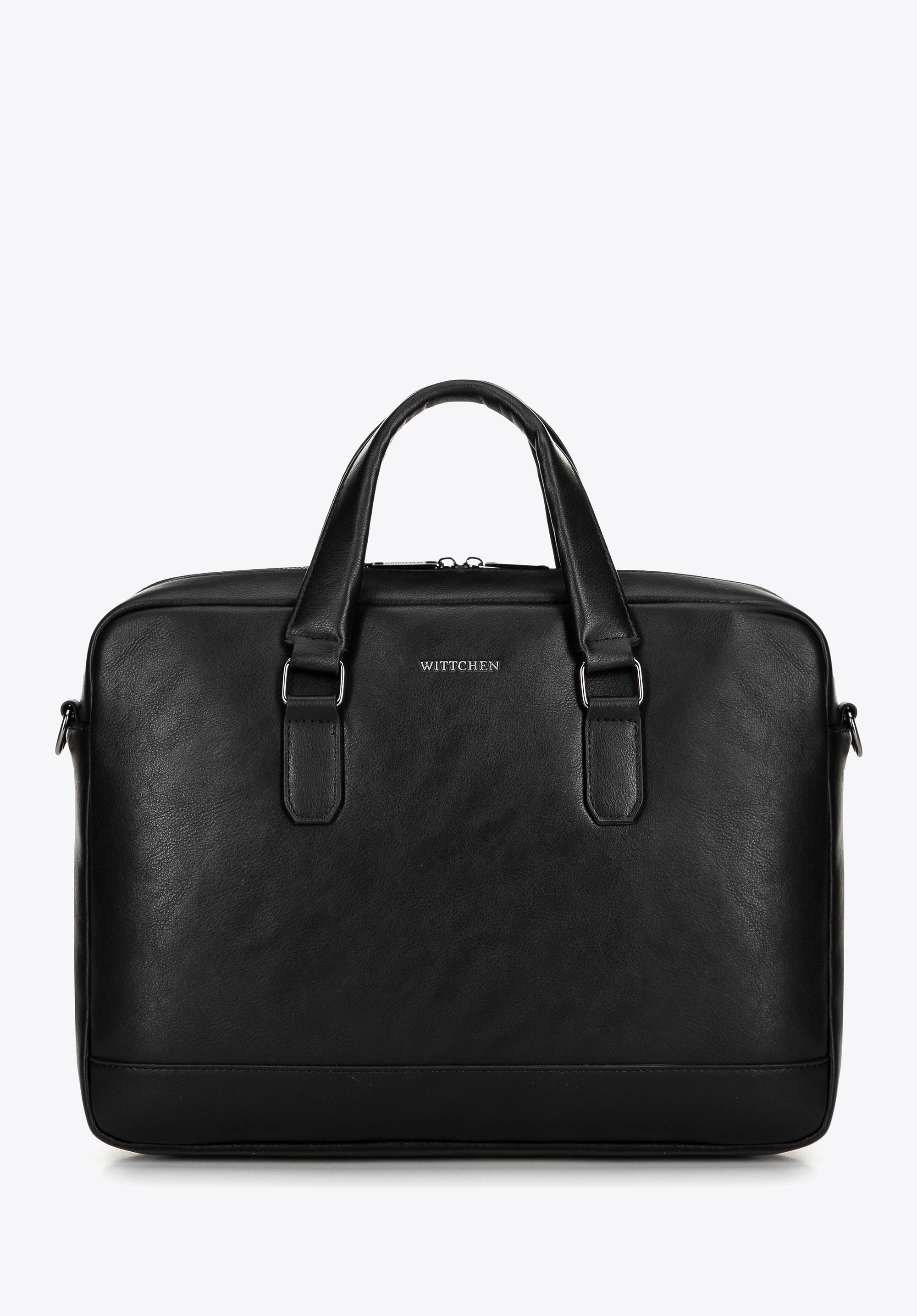 Męska torba z kieszenią na laptopa 15,6” czarna