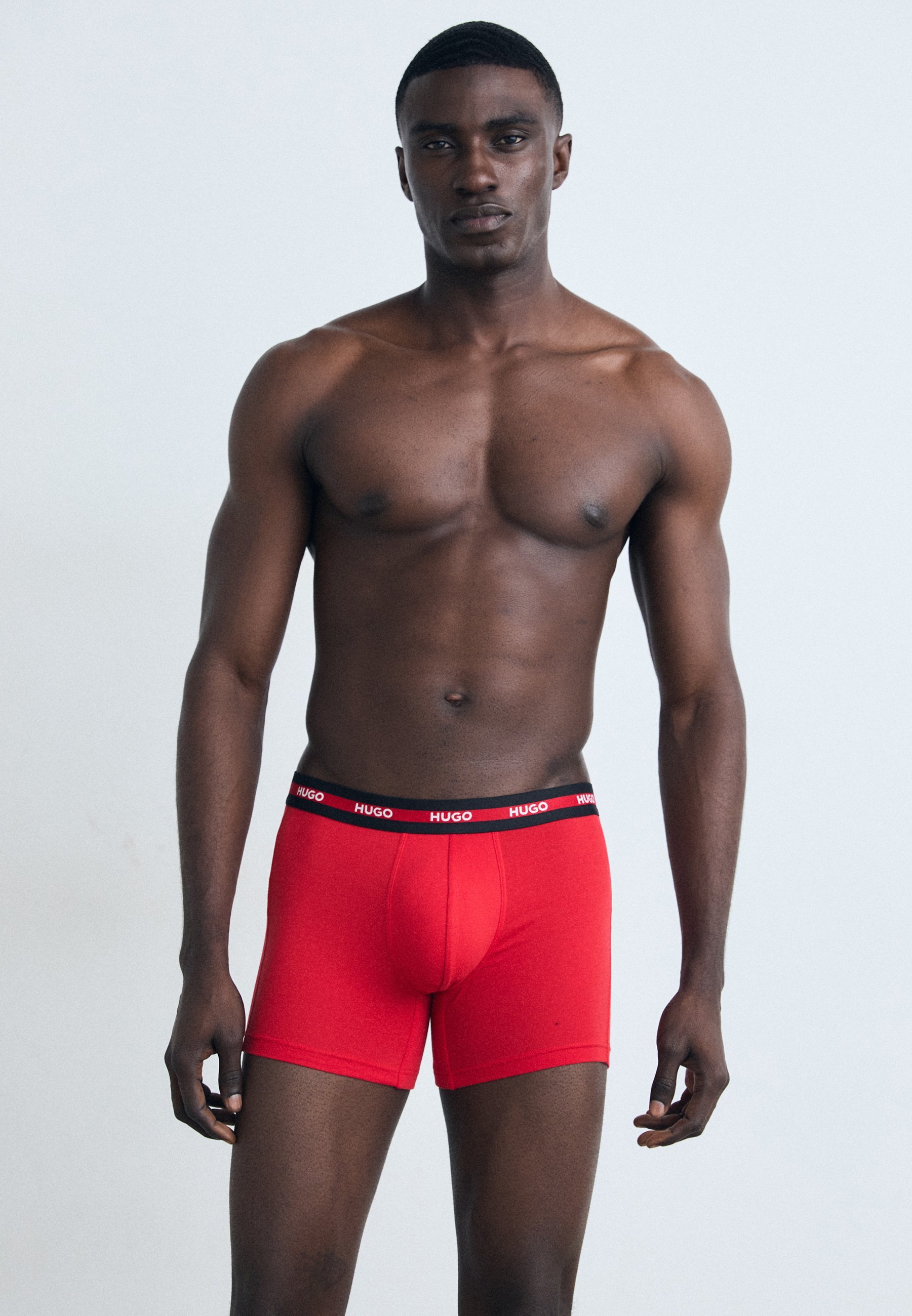 HUGO PLANET 3-PACK - Broek - rood/zwart