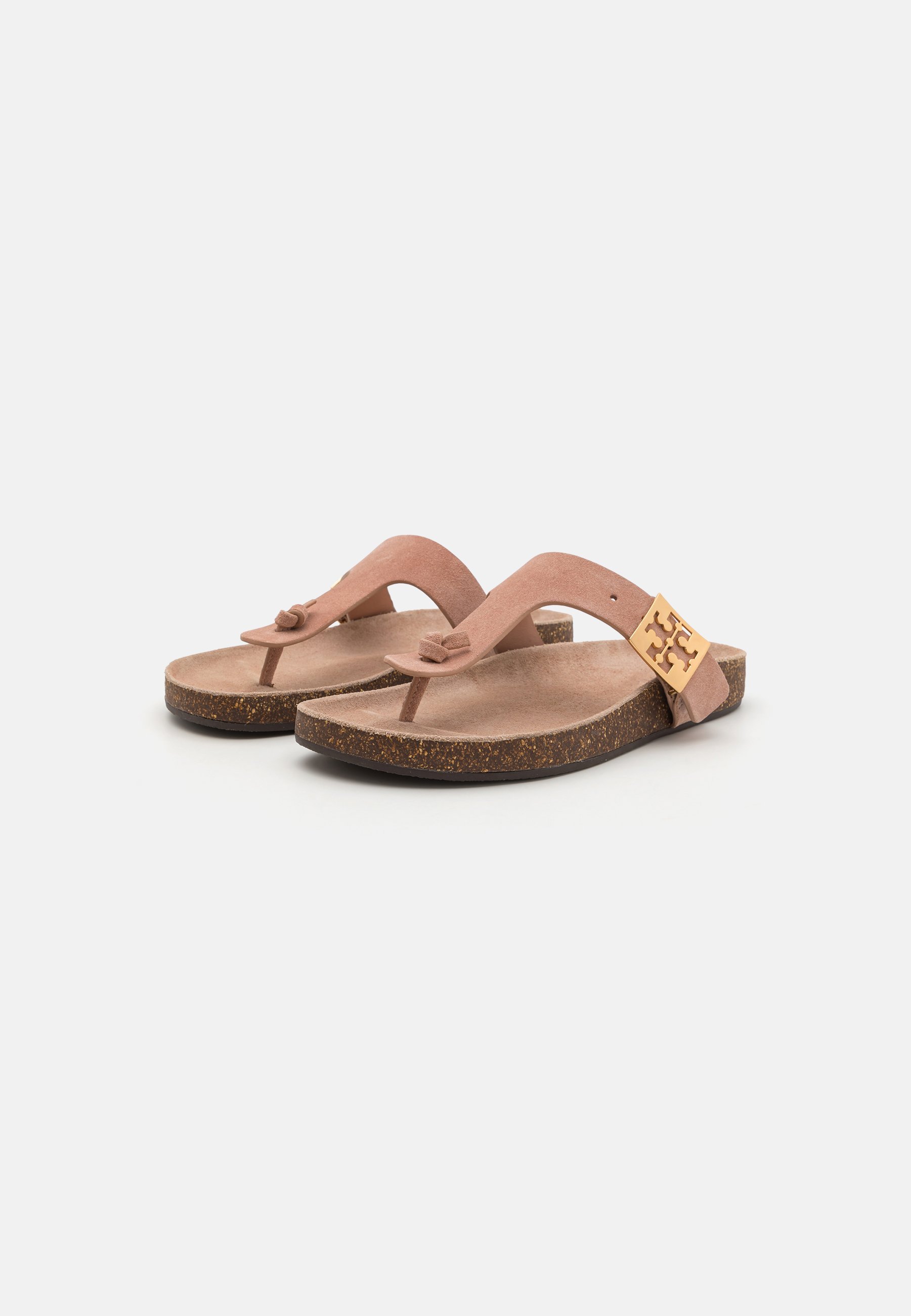 Tory Burch MELLOW THONG SANDALS - T-kujulised sandaalid - malva/avola
