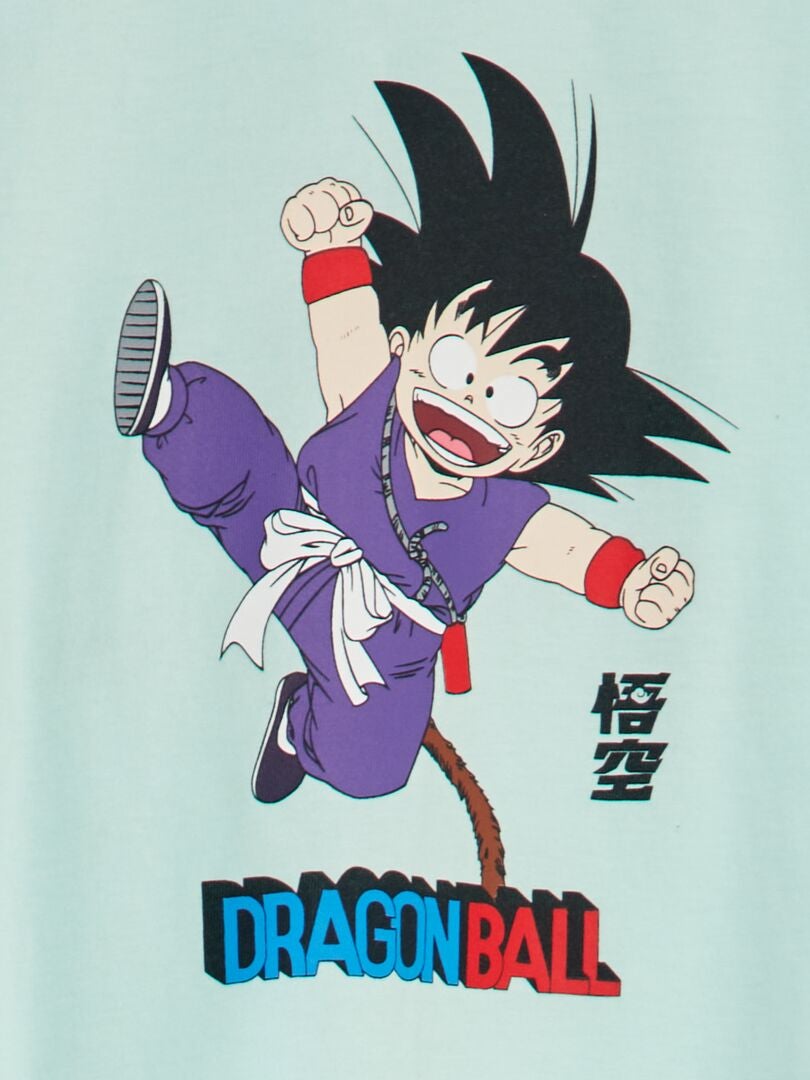 Conjunto de pijama de Dragon Ball Z - Camiseta + pantalón - 2 piezas - AZUL