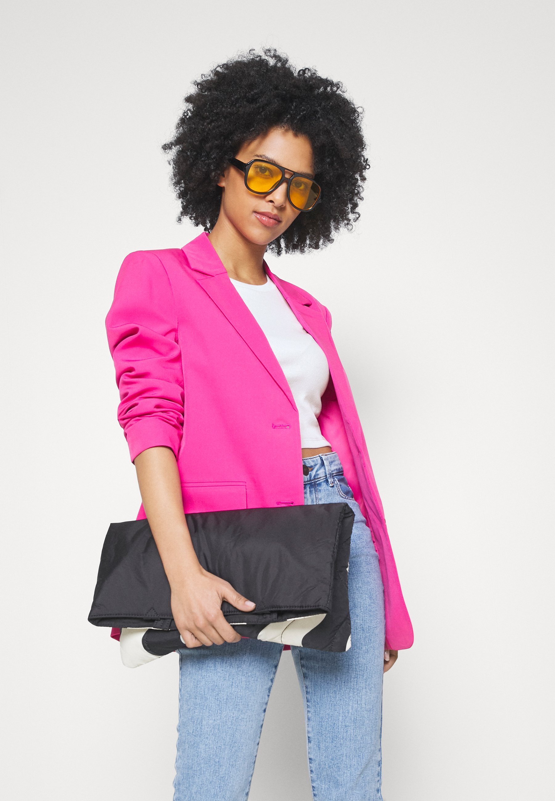 Even&Odd Petite 3-pack - Top met lange mouwen - zwart/wit/gevlekt grijs